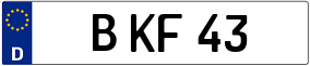 Truck License Plate